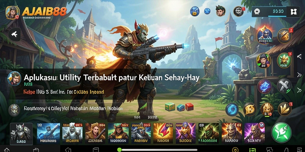 Tampilan antarmuka AJAIB88 yang intuitif dan mudah digunakan.