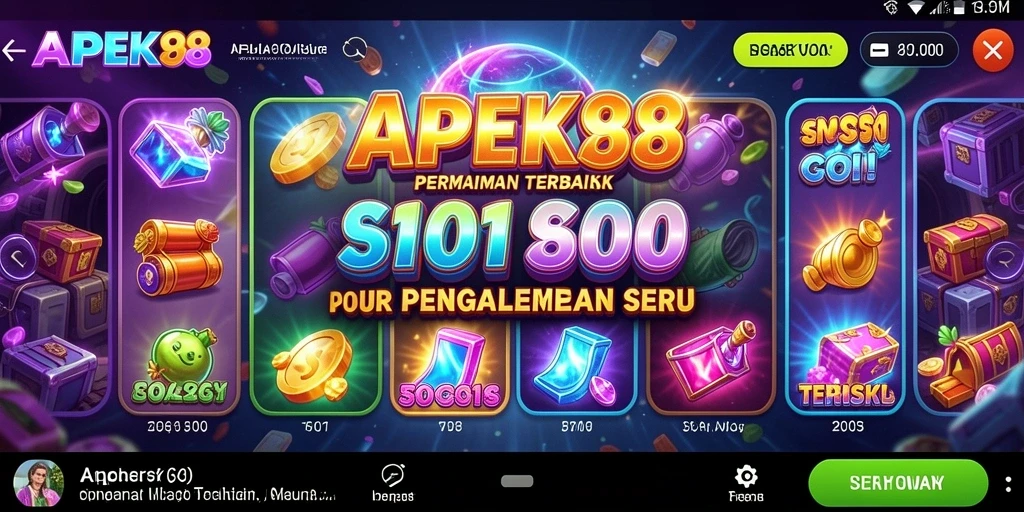 Tampilan gameplay APEK88 yang mengesankan dan seru.