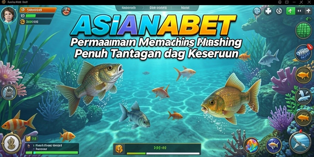 Gameplay memancing seru di ASIANABET dengan ikan beragam.