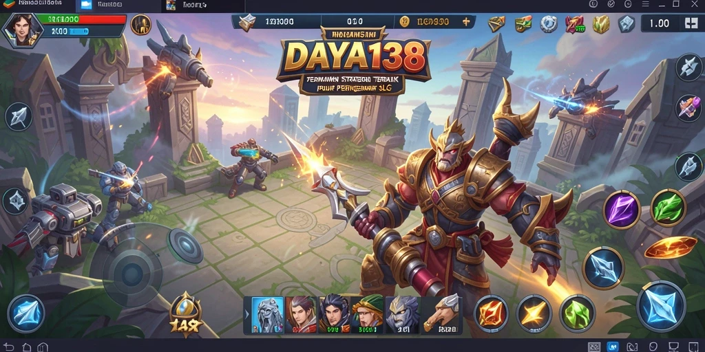 Tampilan menarik gameplay SLG di DAYA138.