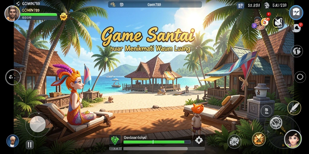 Tampilan seru GOWIN789 yang penuh warna dan gameplay menarik.