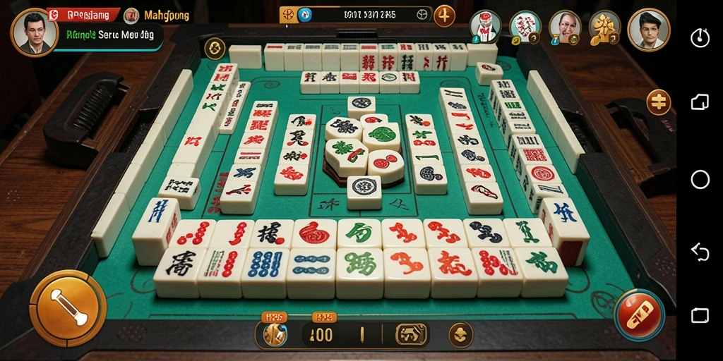 Tampilan seru gameplay Mahjong RP55 dengan grafis menarik.