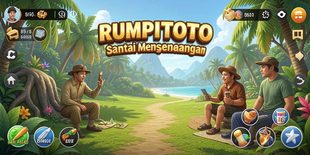 Gameplay RUMPITOTO yang seru dan menegangkan saat petualangan.