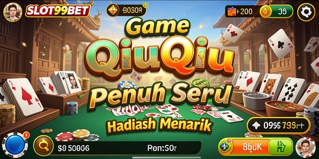 Tampilan gameplay QiuQiu yang seru dan interaktif.